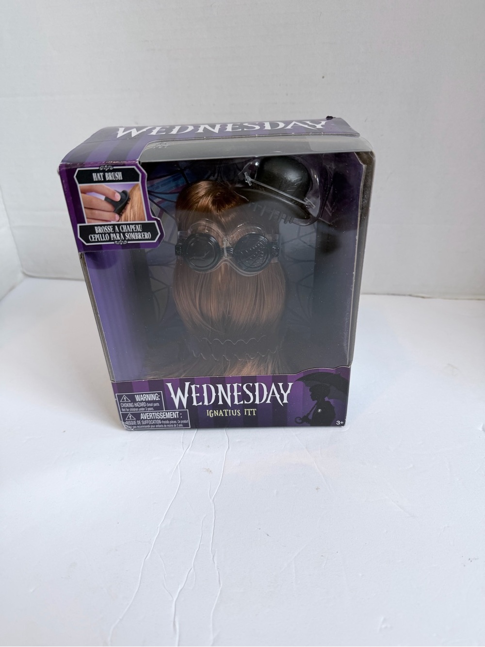 Wednesday Ignatius Itt Doll Wig - Brown Hair